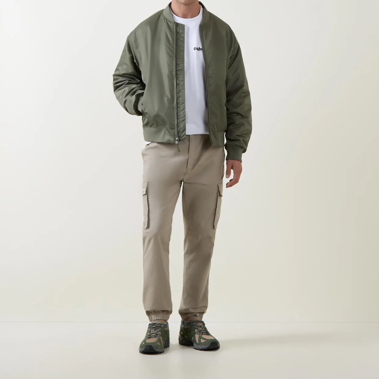 Skinny Leg Ripstop Cargo Trousers