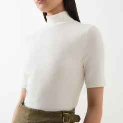 Slim Fit Turtleneck Top