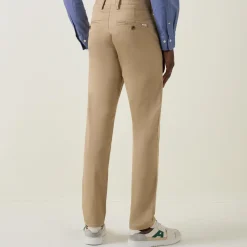Slim-Fit Twill Trousers