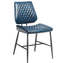 Smithfield Large Dining Table and Four Isabella Blue Chairs