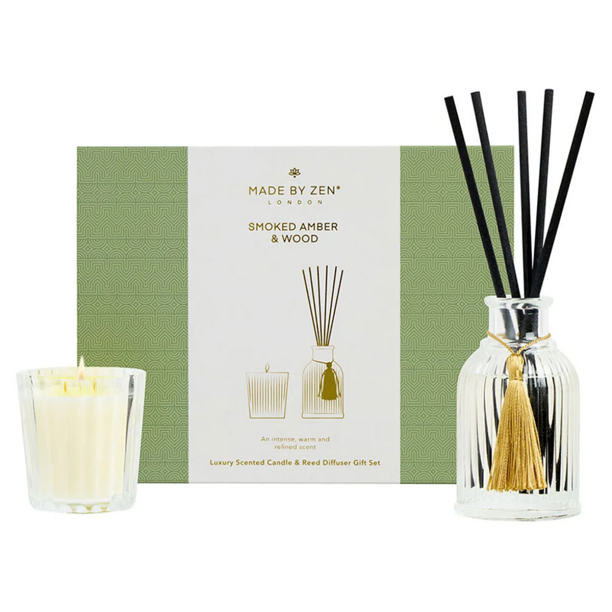 Smoked Wood & Amber Riad Collection Gift Set