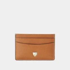 Smooth Shield Logo Leather Cardholder