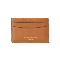Smooth Shield Logo Leather Cardholder