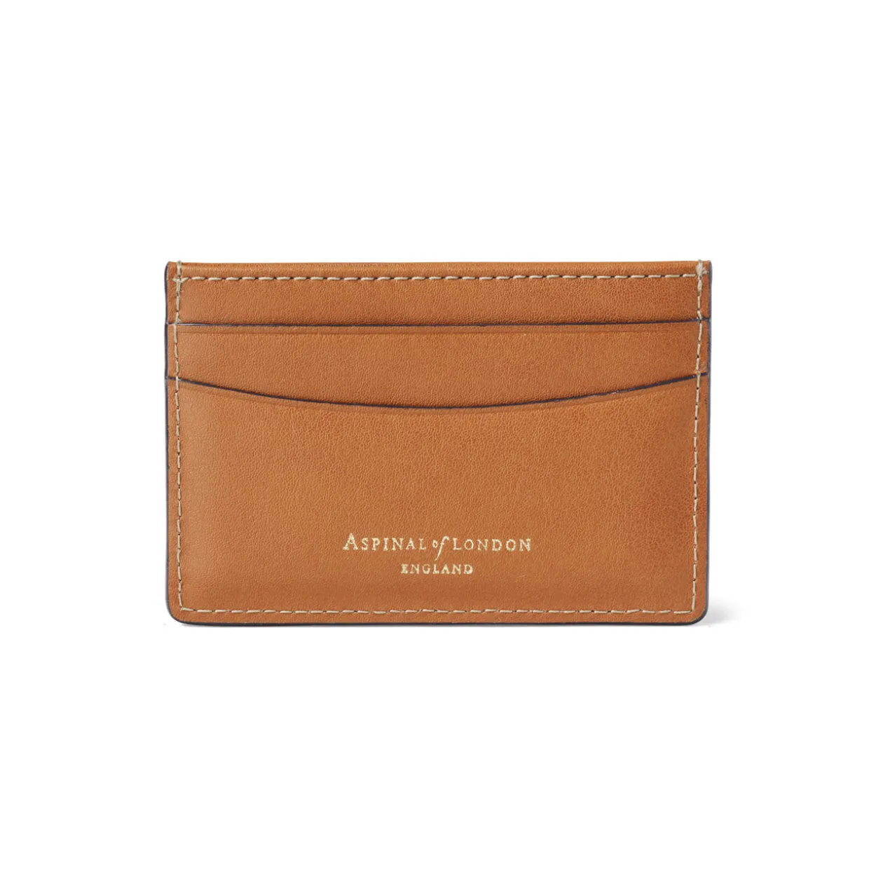 Smooth Shield Logo Leather Cardholder
