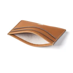 Smooth Shield Logo Leather Cardholder