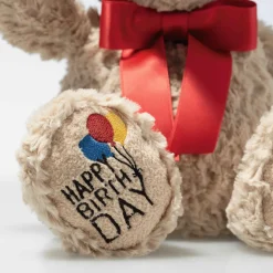 Soft Cuddly Friends Jimmy Teddy Bear Happy Birthday 35cm