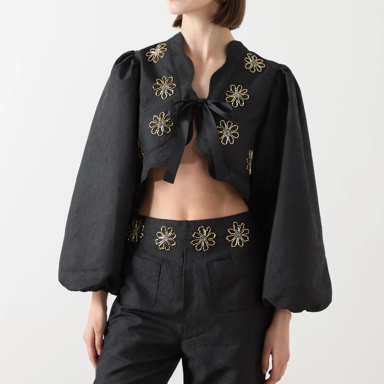 Sol De Noche Beaded Jacket