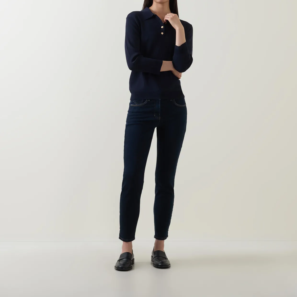 Sol Mid-Rise Slim Leg Jeans