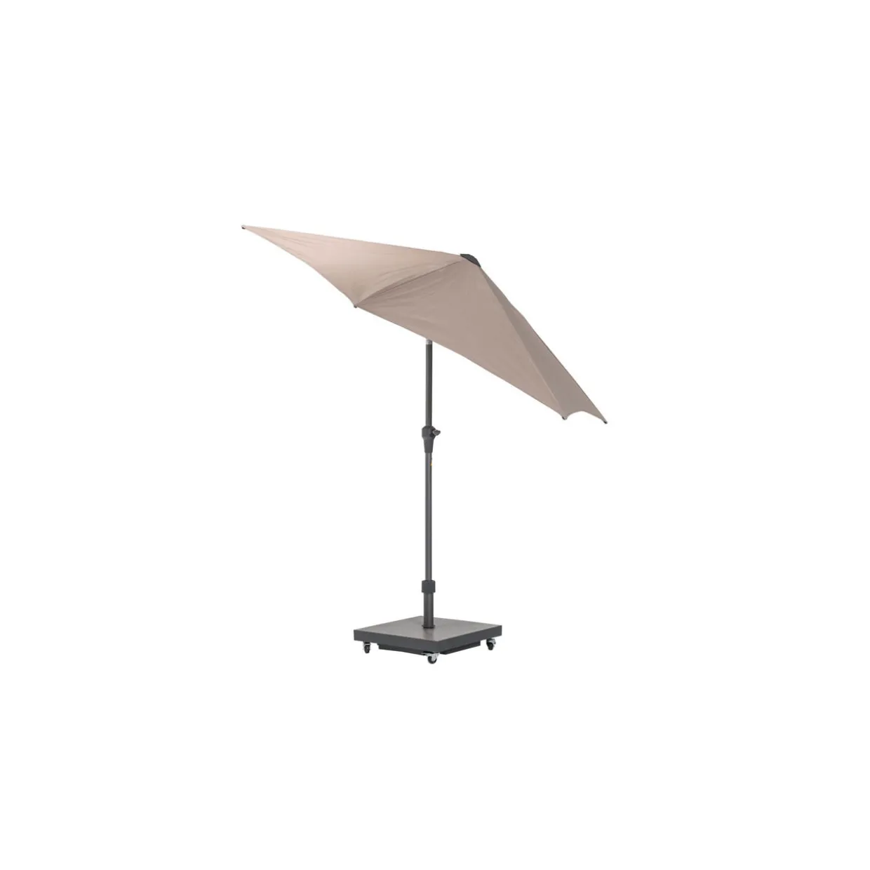 Soldano Parasol & Base Taupe 2.5m