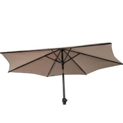 Soldano Parasol & Base Taupe 2.5m