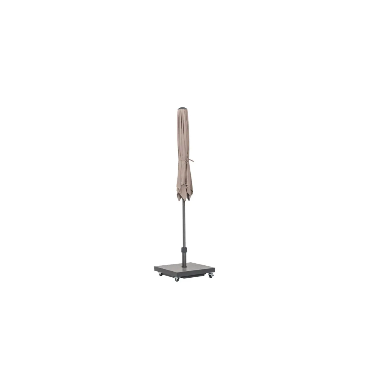 Soldano Parasol & Base Taupe 2.5m