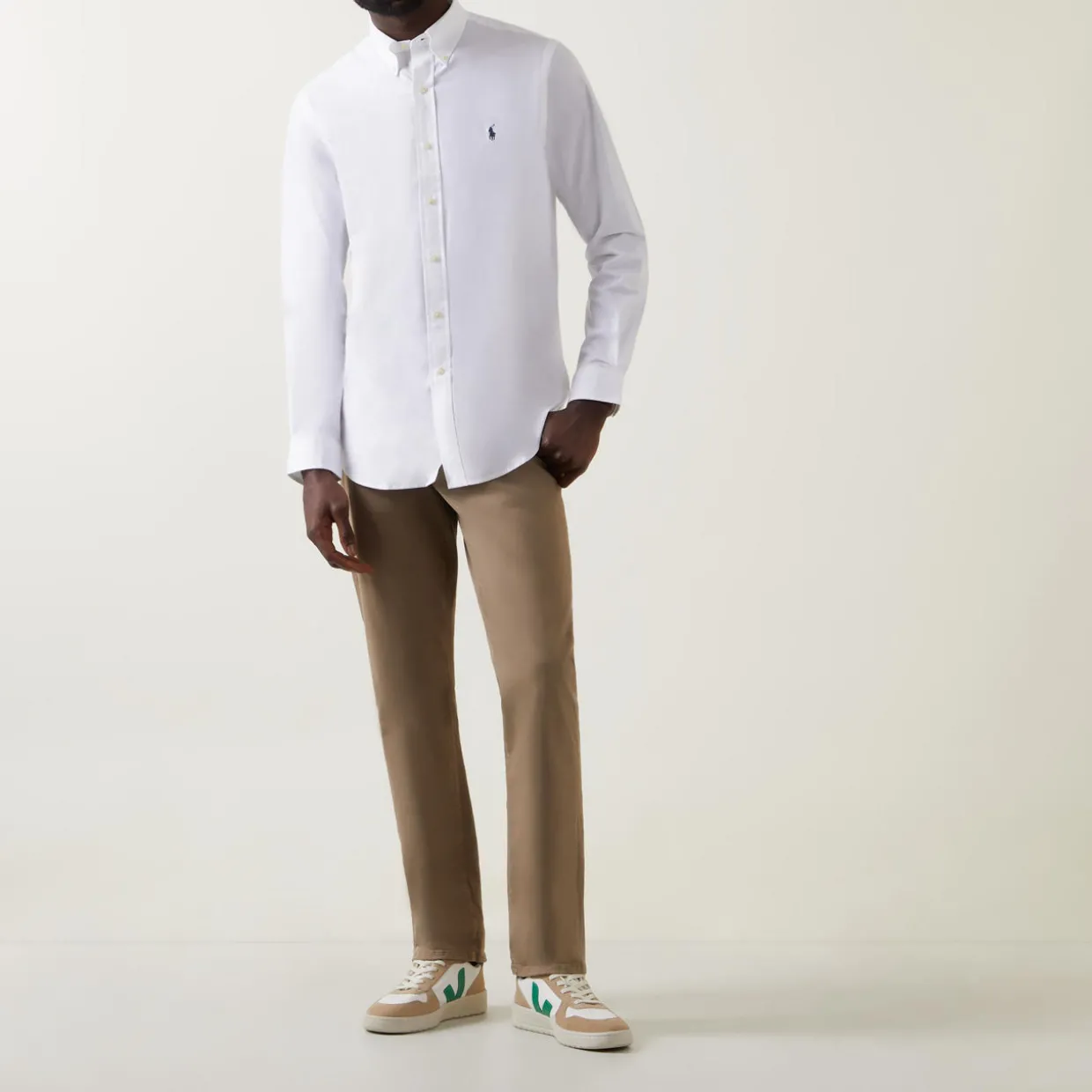 Solid Poplin Casual Shirt
