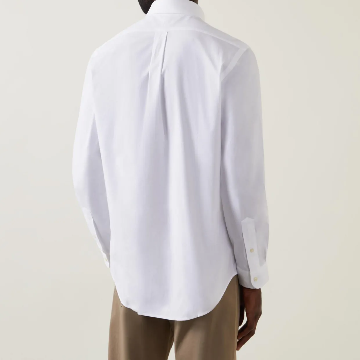 Solid Poplin Casual Shirt