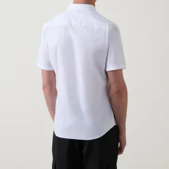 Solid Stretch Casual Shirt