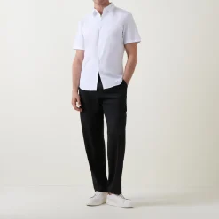 Solid Stretch Casual Shirt