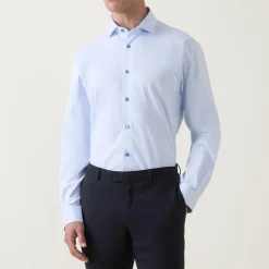 Solid Stretch Single Cuff Formal Shirt