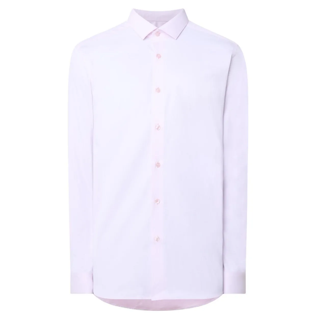 Solid Stretch Single-Cuff Shirt