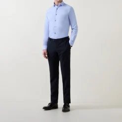 Solid Stretch Single-Cuff Shirt