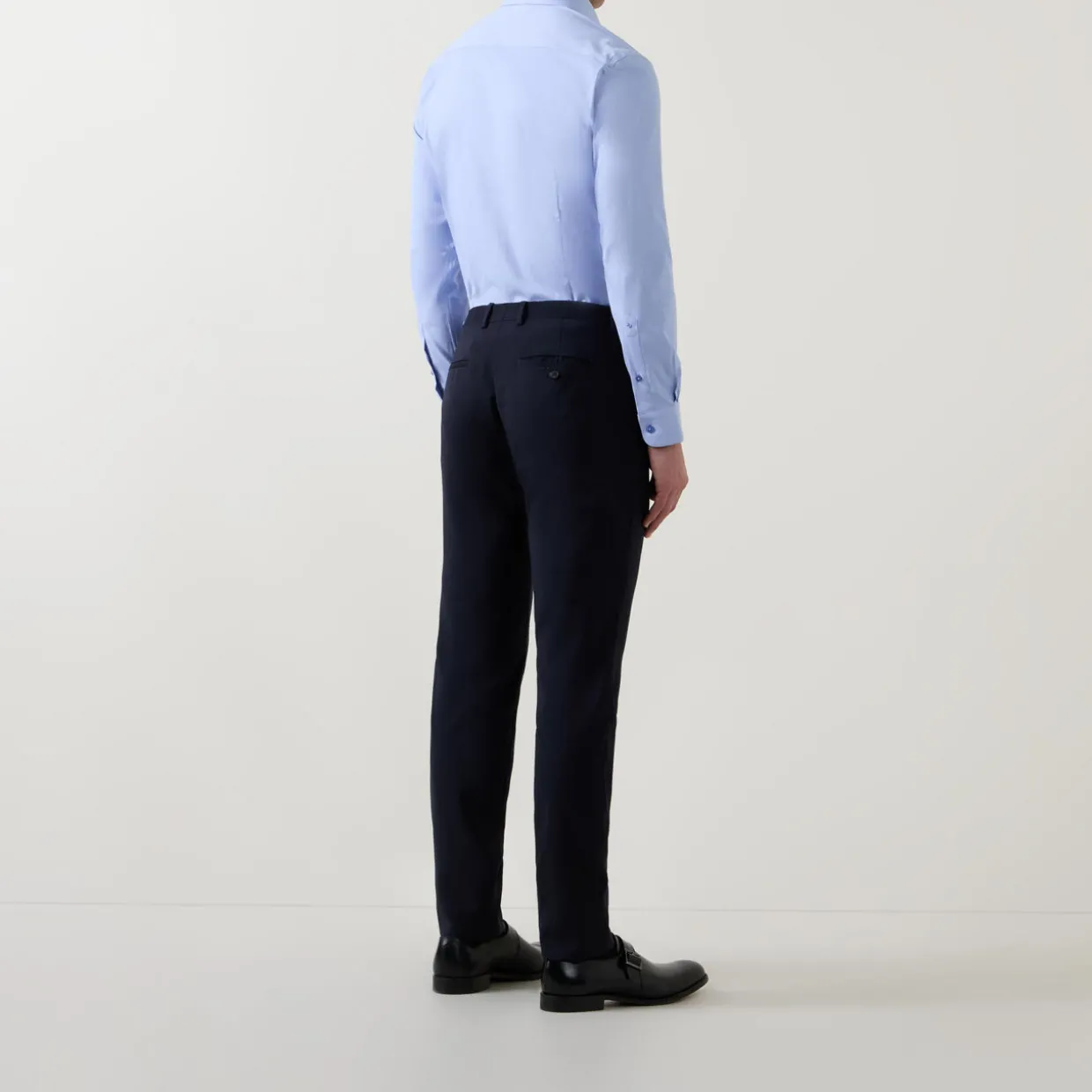 Solid Stretch Single-Cuff Shirt