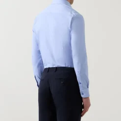 Solid Stretch Single-Cuff Shirt