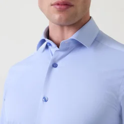 Solid Stretch Single-Cuff Shirt