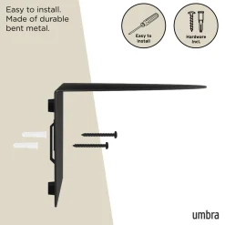 Solis Decorative Metal Floating Wall Shelves