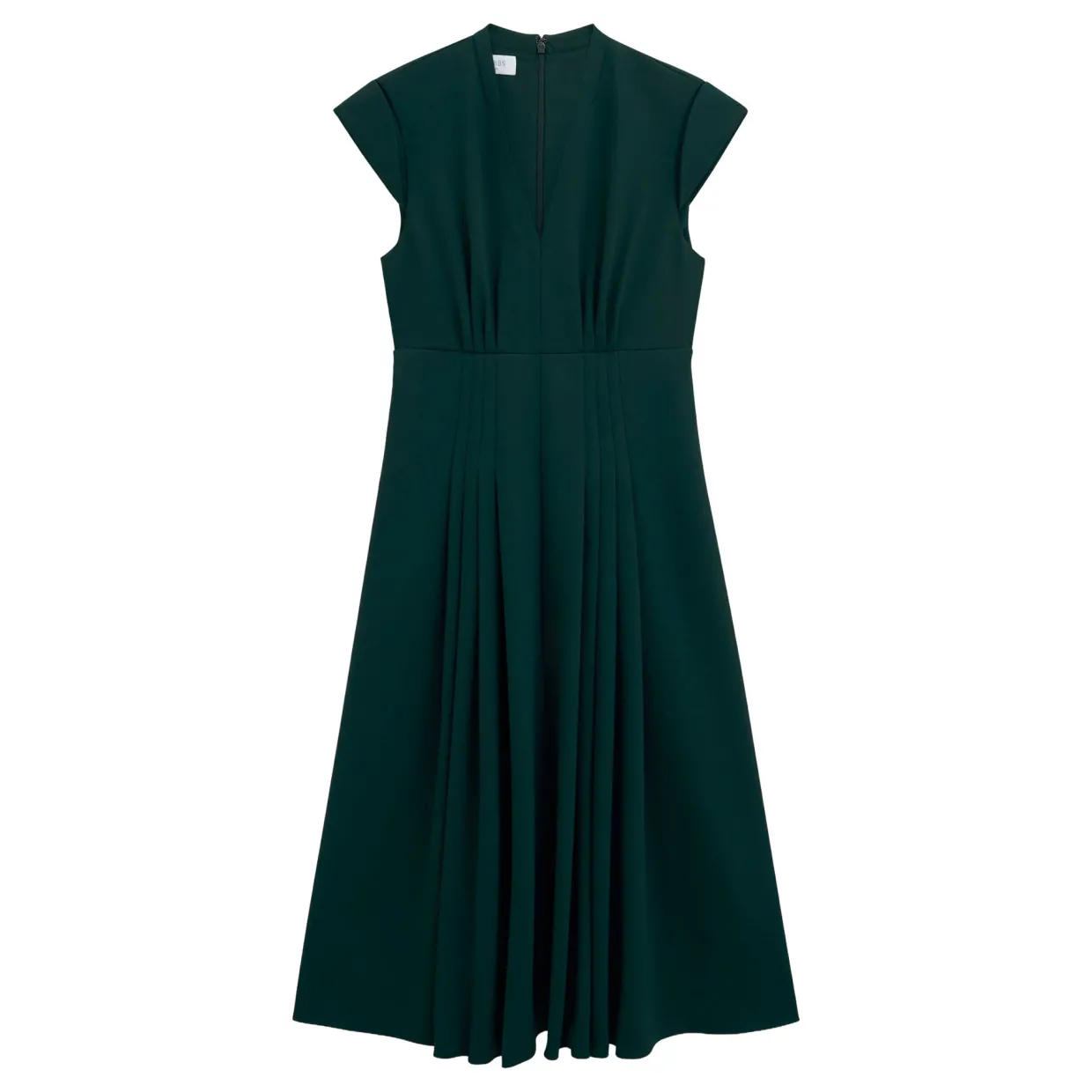 Sophie Pintuck Flared Dress