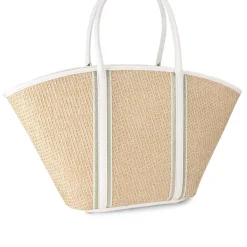 Sorrento Straw Basket Tote Bag