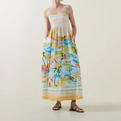 South Pacific Printed Dress