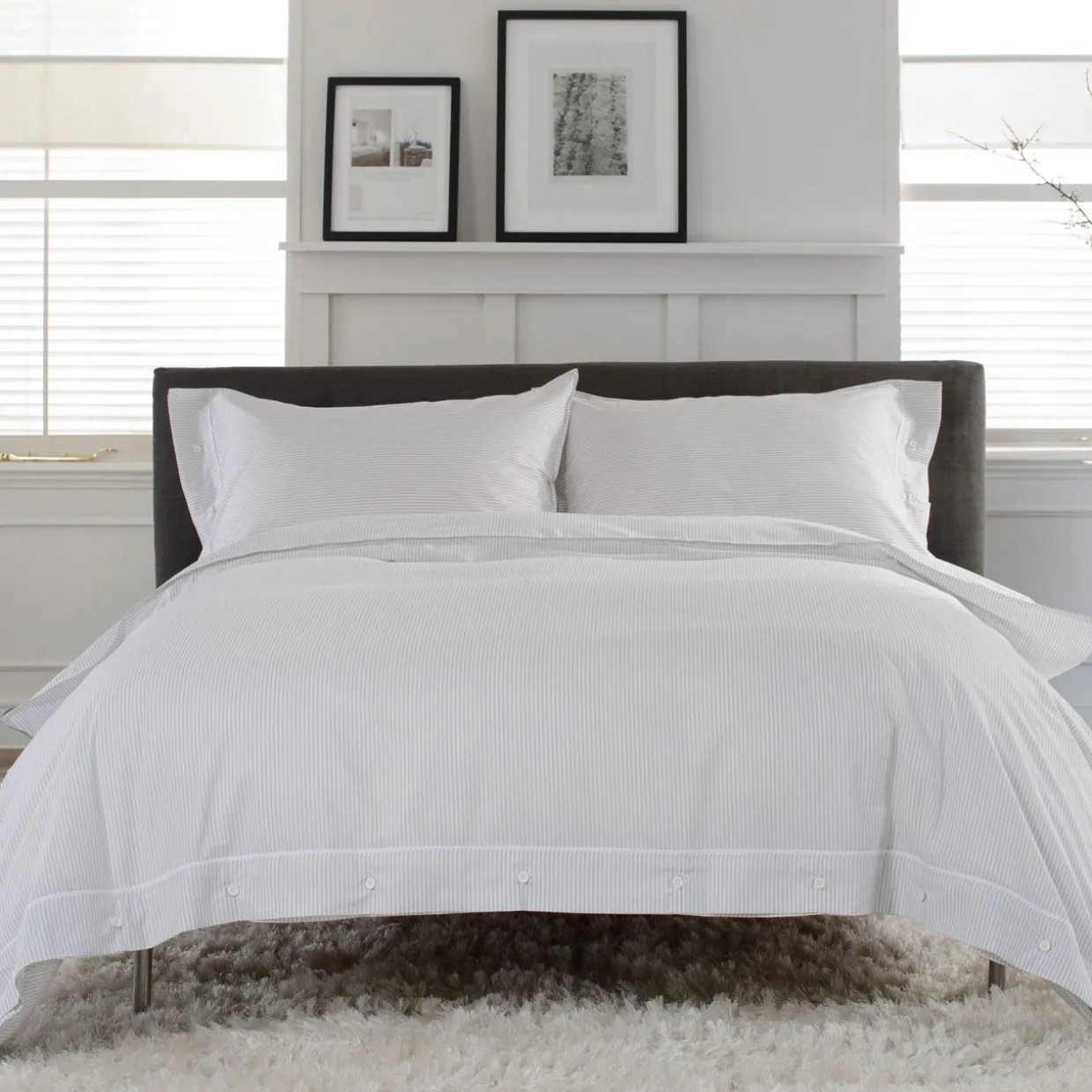Southport Duvet Set Grey