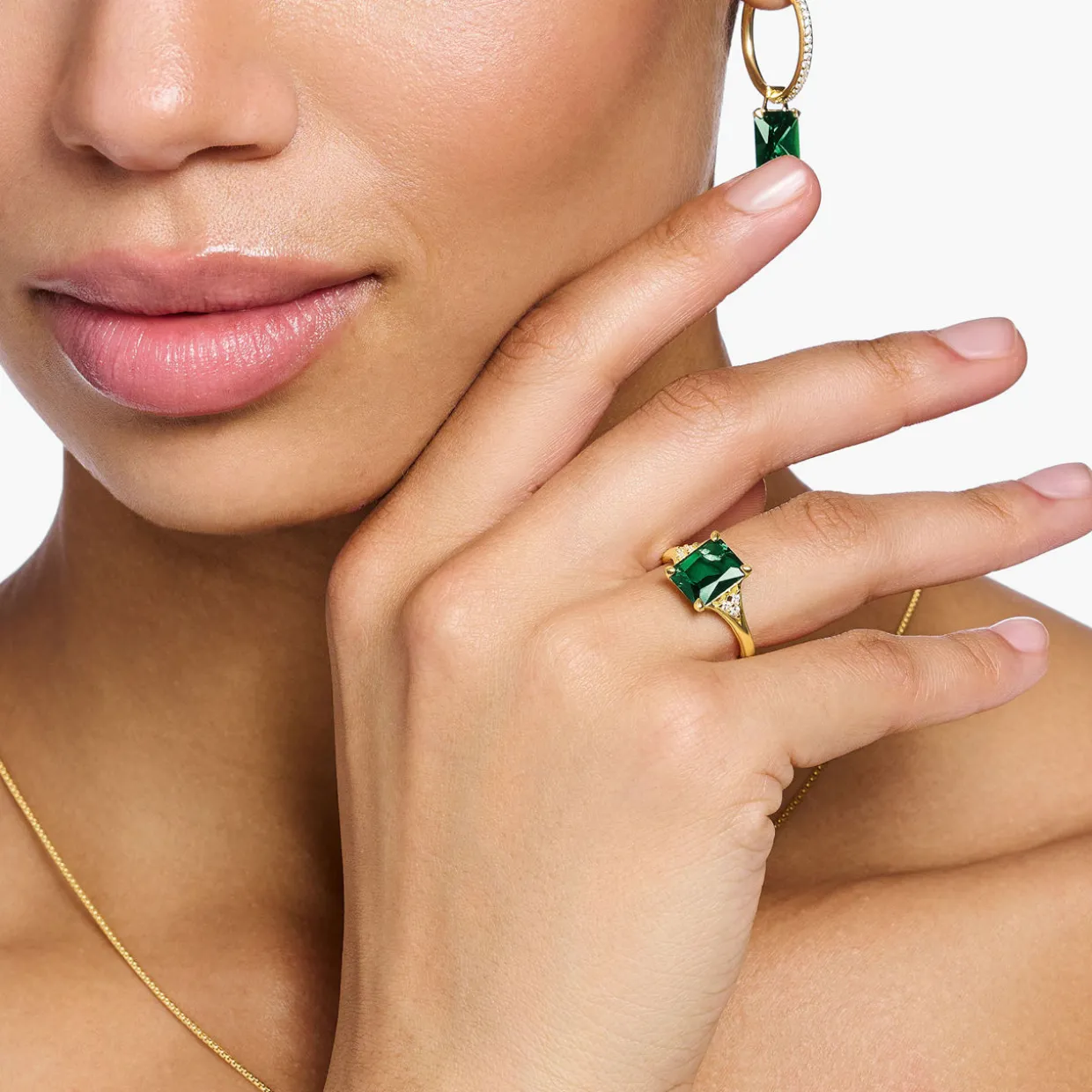 Sparkling Embellished Cocktail Ring