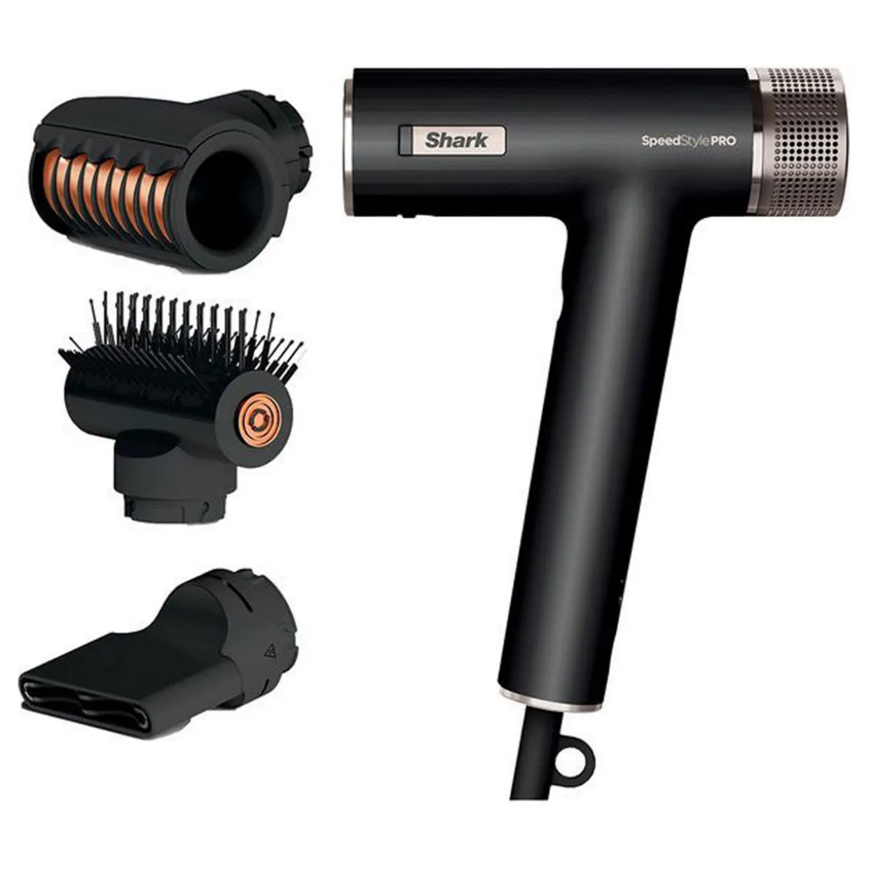 SpeedStyle Pro 3-in-1 High-Velocity Hair Dryer System for Straight & Wavy Hair