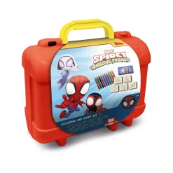 Spidey Plastic Case Colouring & Stamp Set