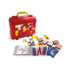 Spidey Plastic Case Colouring & Stamp Set