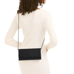 Spiral Embellished Clutch