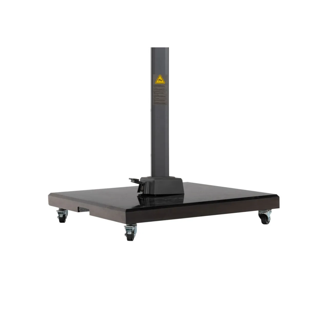 Square Glow Parasol & Cover Anthracite 3m