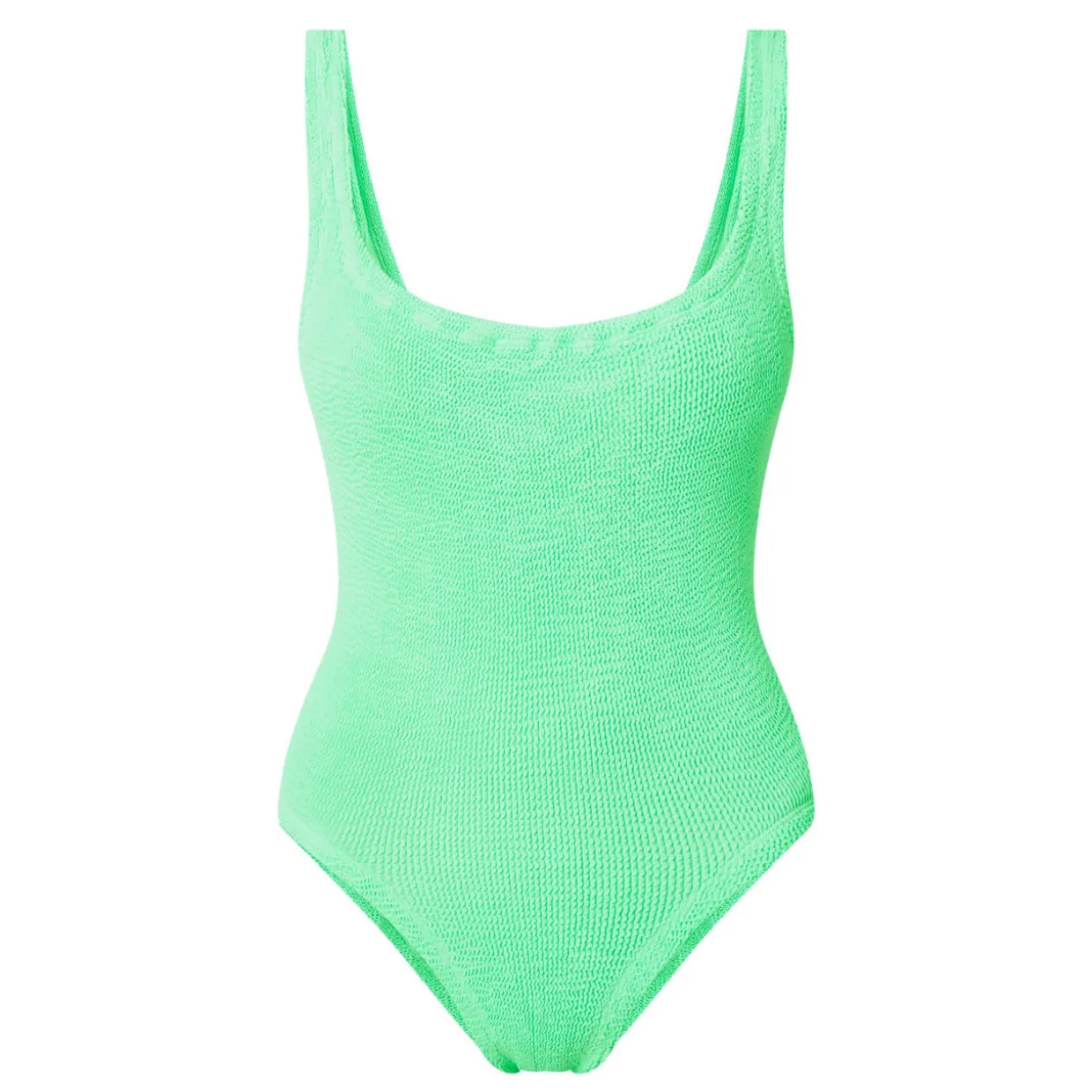 Square Neck Crinkle Swimsuit