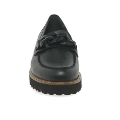 Squeeze Chain-Detail Loafers