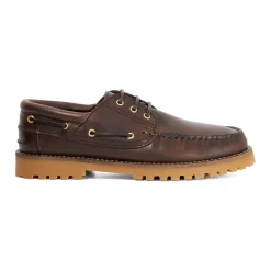 St Bart Leather Boat Shoes