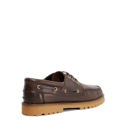 St Bart Leather Boat Shoes