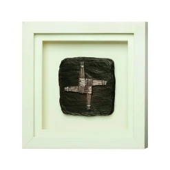 St. Brigid's Cross Framed Bronze Plaque