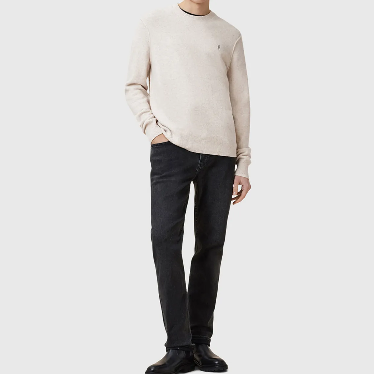 Statten Embroidered Logo Sweater