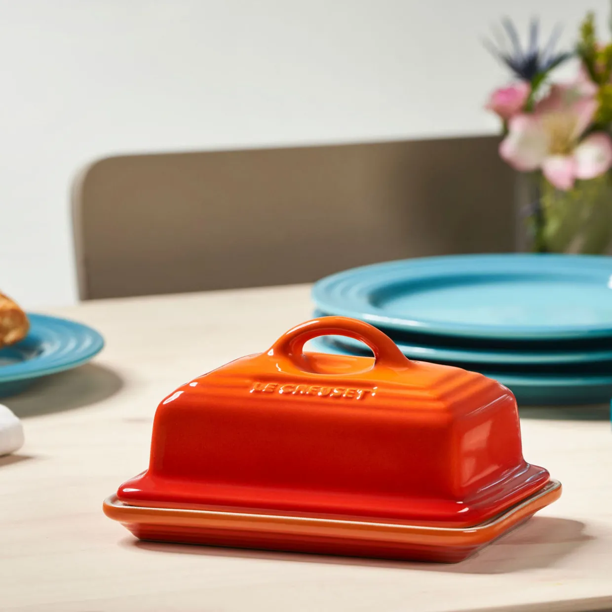 Stoneware Butter Dish