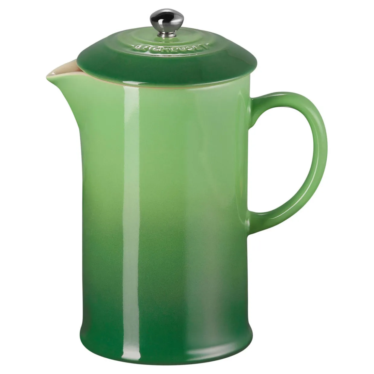 Stoneware Cafetiere With Metal Press 1L