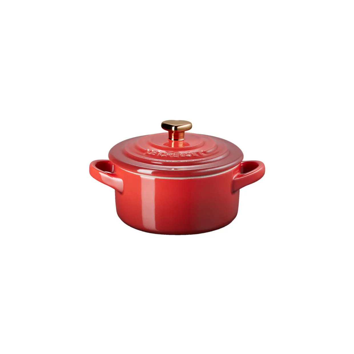 Stoneware Heart Knob Petite Casserole 10cm