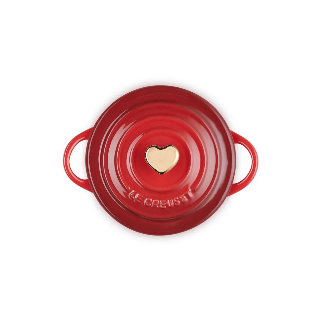 Stoneware Heart Knob Petite Casserole 10cm