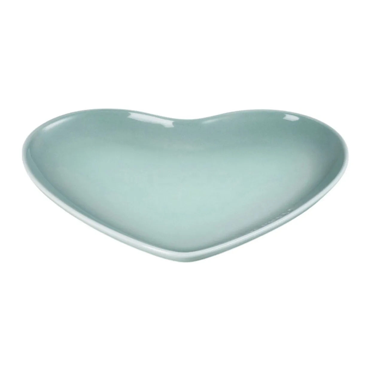 Stoneware Heart Plate 23cm