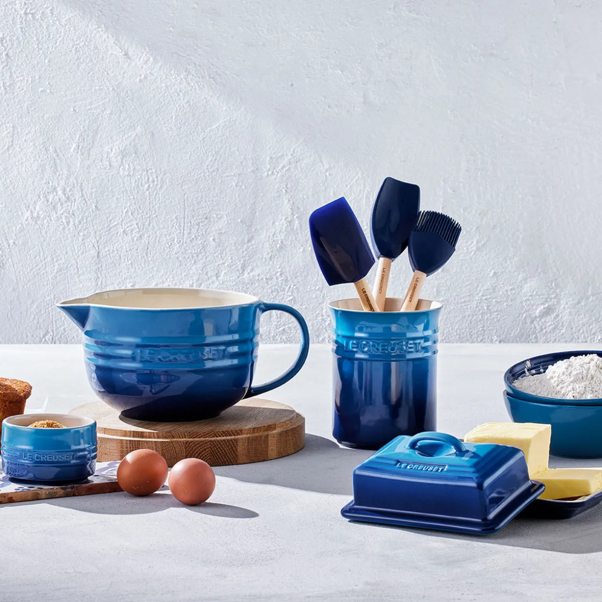 Stoneware Small Utensil Jar