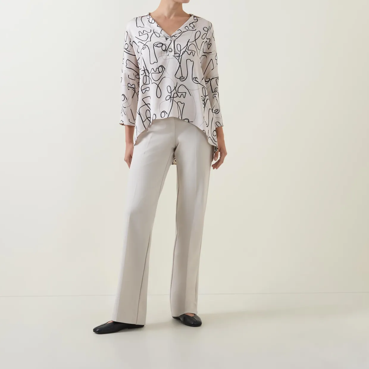 Straight Leg Trousers