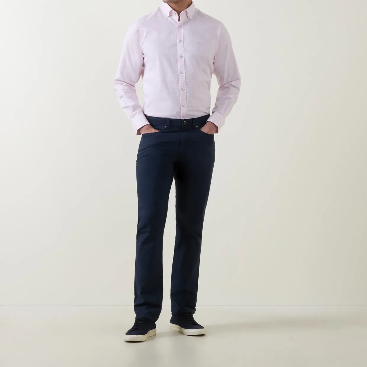 Straight-Fit Mid-Rise Jeans